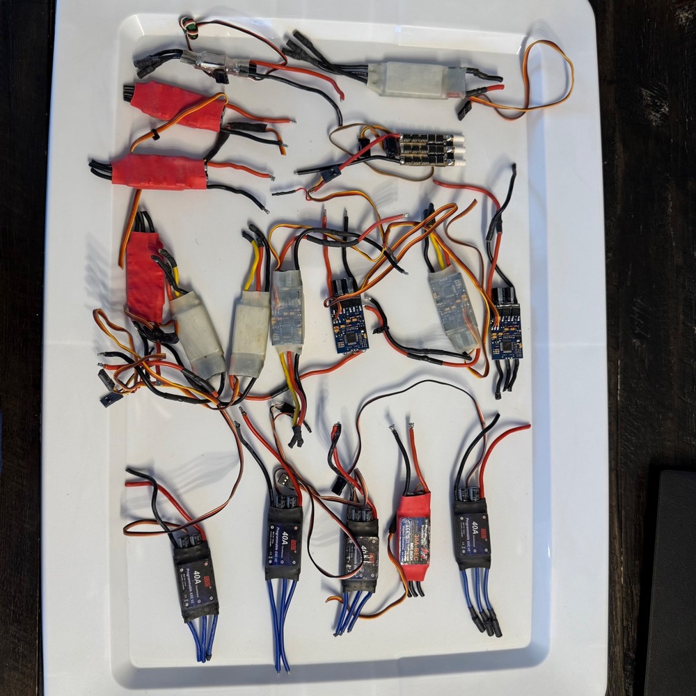 Lot 17 RC ESC Electronic Speed Controllers DYS 40A Maytech 30A Brushless Drone